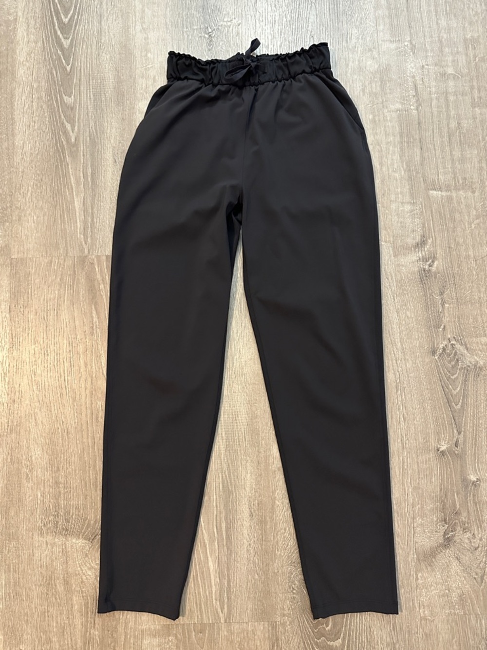 Lululemon Sz 2 Keep Moving High Rise Business Casual Pull On Women’s Black Pants
